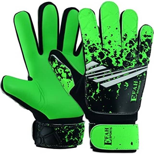 EFAH SPORTS Football Goalkeeper Gloves For Boys kids Children Youth Soccer Goalie Glove with Super Grip Palms