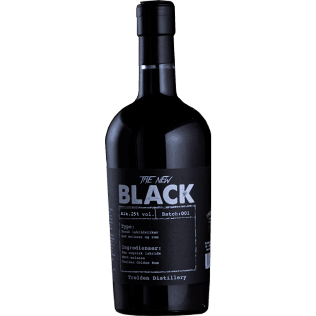 The New TROLDEN The New Black Lakrids Likør 50 cl