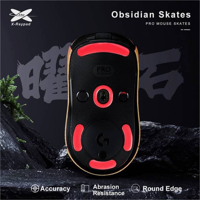 X-raypad X-raypad Obsidian Mouse Skates Logitech G Pro Wireless