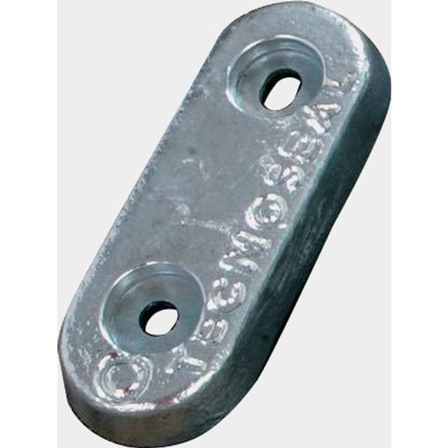 Tecnoseal Zinkanode til bovpropel, passer til Vetus, 150 x 60 x 25 mm, C/C 80 mm