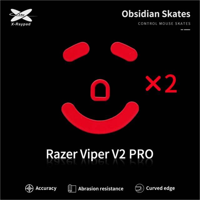 X-raypad Obsidian Mouse Skates Razer Viper V2 Pro
