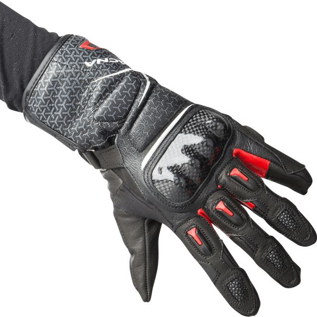 Macna Handsker Street R Sort/Hvid/Rød Junior, Børn