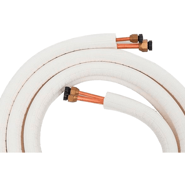 Solar Plus Dobbelt kobberrør 1/4"-3/8" 3m med kappe