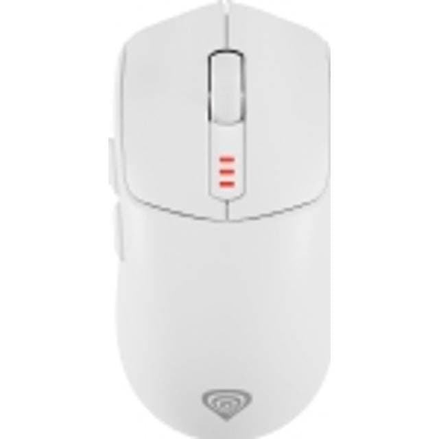 Genesis Gaming Mouse ZIRCON 500/Gaming/Optisk/10.000DPI/Trådløs USB Bluetooth/Hvid