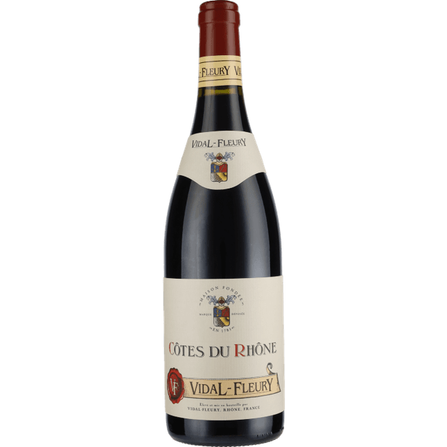 Vidal 2019 Côtes-du-Rhône Rouge Vidal-Fleury Grenache Rødvin fra Rhone, Frankrig
