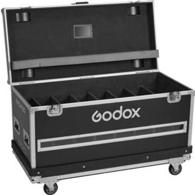Godox 8-Light P600Bi Hard-Color LED Heavy-Duty Utility Flight Case