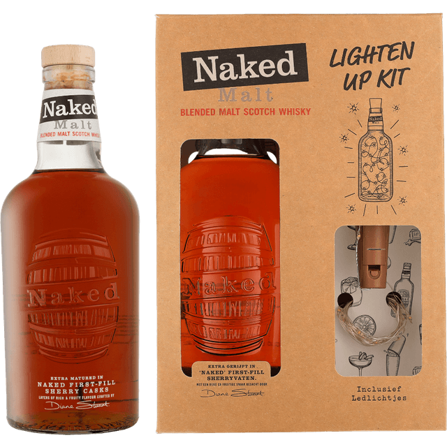 Naked Malt Famous Grouse The Naked Grouse Lighten Up 70cl Whisky Geschenkverpackung