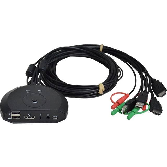 Nordic KVM Switch 2 til 1 DP 1.2 4K60Hz