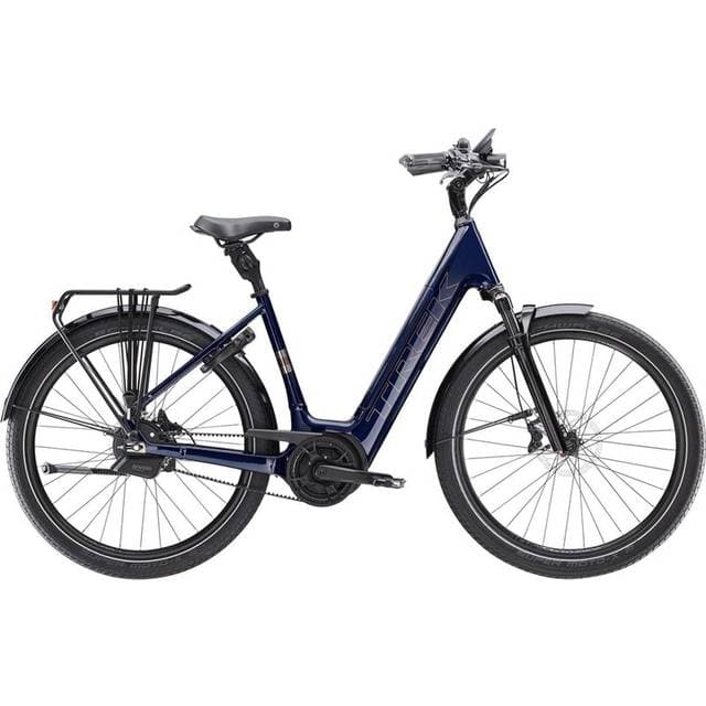 Trek District 5 Lowstep Elcykel L Deep Dark Blue