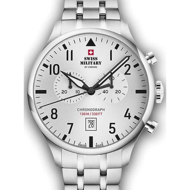 Swiss Military Vintage Chronograph Quartz Herre Ur SM34098.02