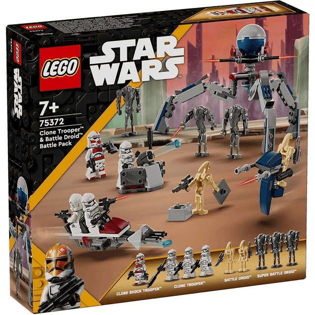 LEGO Star Wars Battle Pack med klonsoldater og kampdroider 75372
