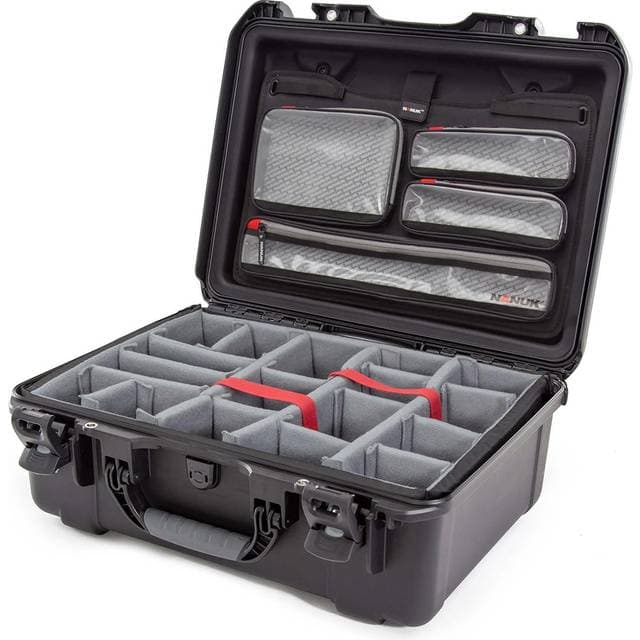 Nanuk 940 Waterproof Hard Case with Lid Organizer and Divider for Camera, Black