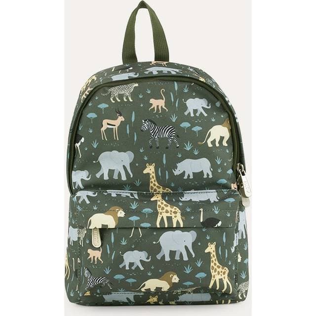 A Little Lovely Company Rygsæk - Savanna - Mørkegrøn