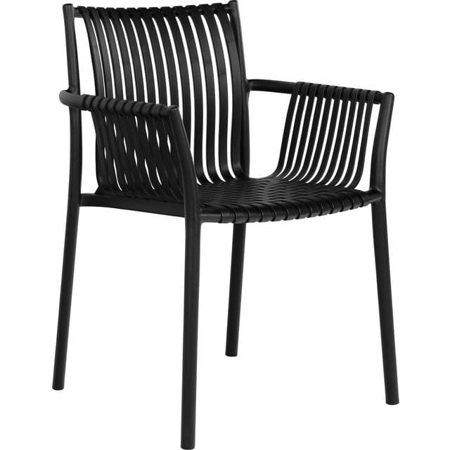 House Nordic Tulsa Havestol Stabelbar Sort