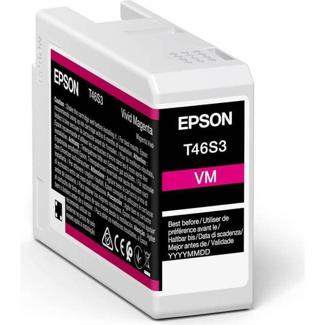 Epson Magenta Ink Cartridge T46S3 - Levende Rød