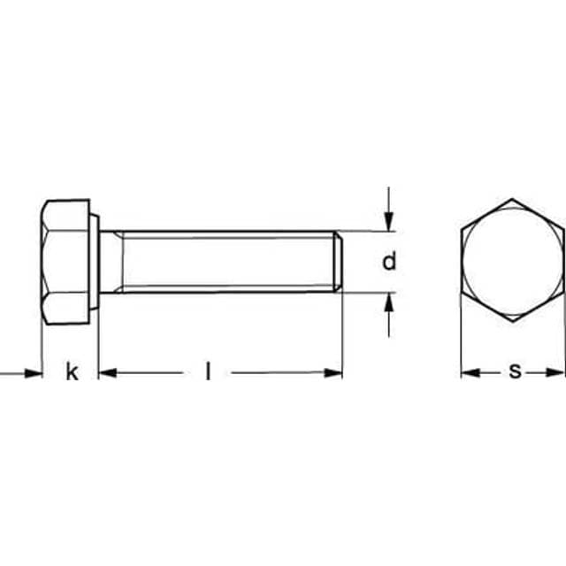 Lemvigh-Müller M 4X50 ISO 4017 SFA4 sætskrue 200