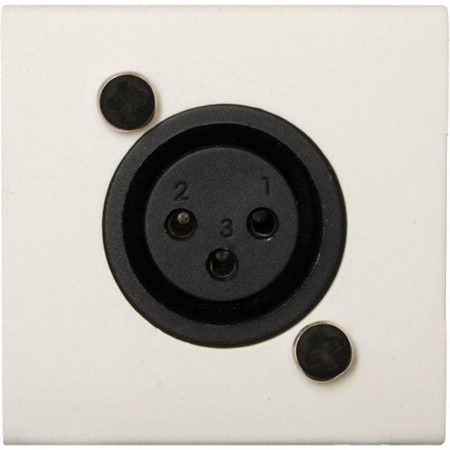 Audac WMI18/W Active transceivers XLR Wall microphone input unit 45 x 45 mm