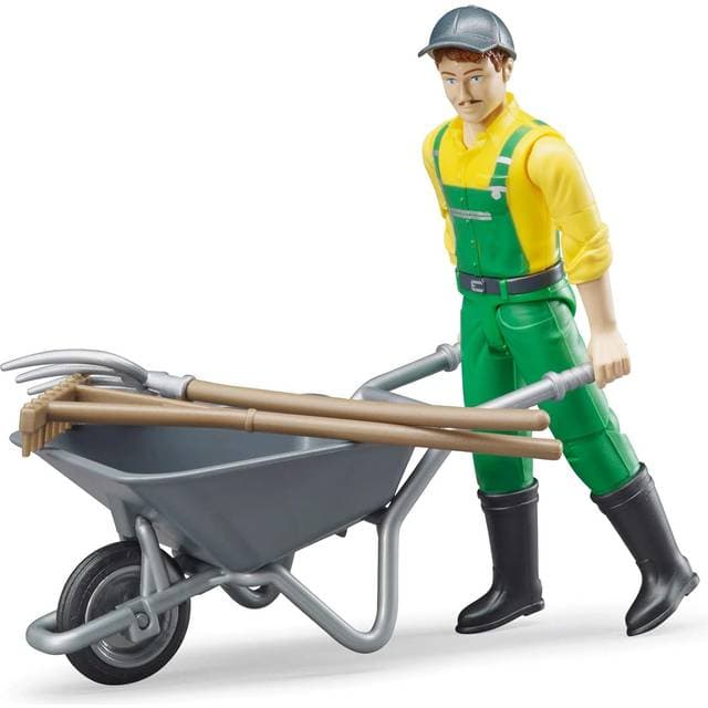 Bruder Figure Set Farmer with Accessories 62610