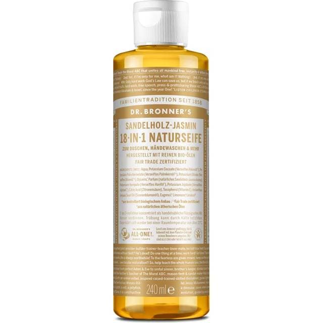 Dr. Bronners Flydende Sæbe 18 i 1 Sandeltræ Jasmin 240 ml