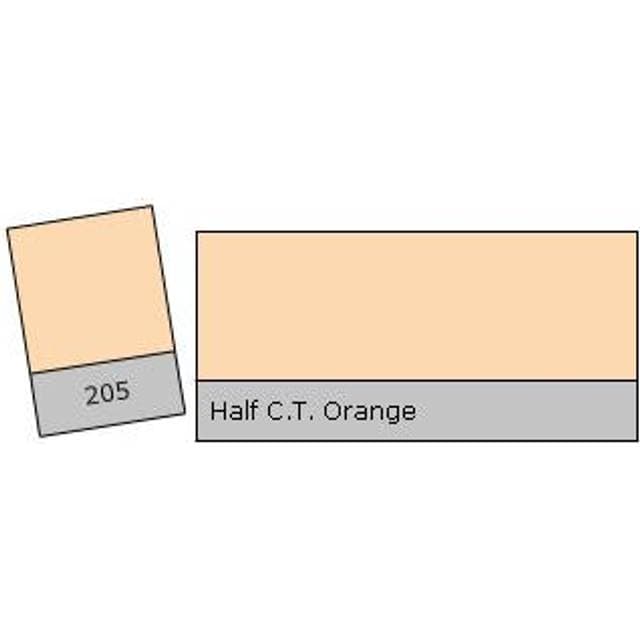 Lee Farbfilterfolien Rolle 1.22 x 7.6 m Nr. 205 1/2 CT Orange