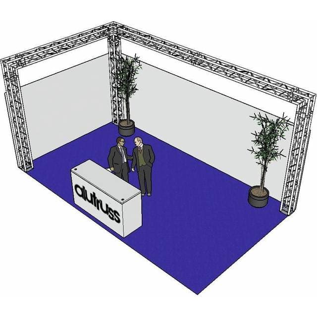 AluTruss set QUADLOCK 6082 L-Figure 7x4x3.5m WxDxH