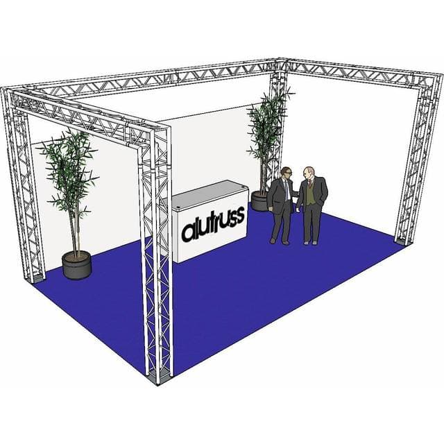 AluTruss set QUADLOCK 6082 U-Figure 7x4x3.5m WxDxH