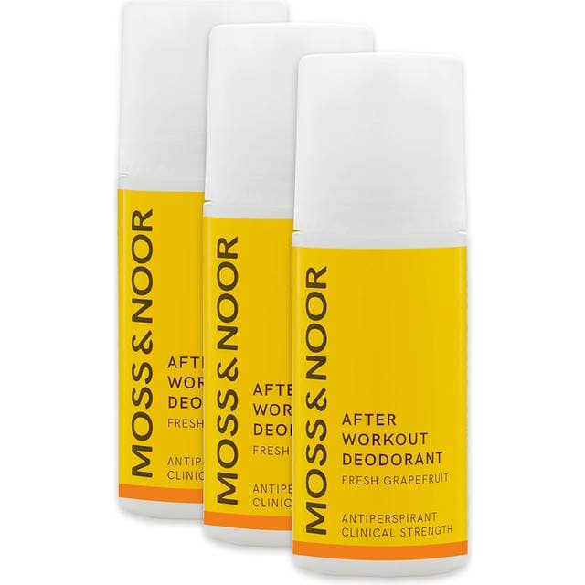 Moss & Noor After Workout Deo Roll-on Fresh Grapefruit 60ml 3-pak