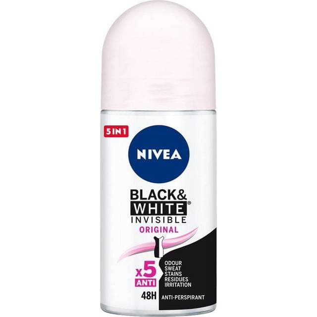 Nivea Invisible Clear Black & White Original Deo Roll-on 50ml
