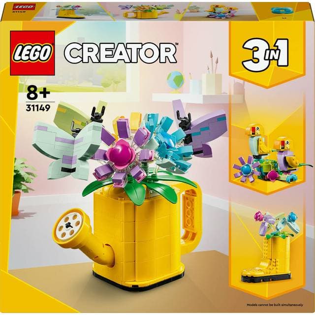 LEGO Creator 3 in 1 Flowers in Watering Can 31149