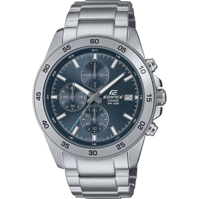 Casio Edifice EFR-526D-2AVUEF Herre 44 mm Analog Kvarts Mineralglas Blue 44 mm