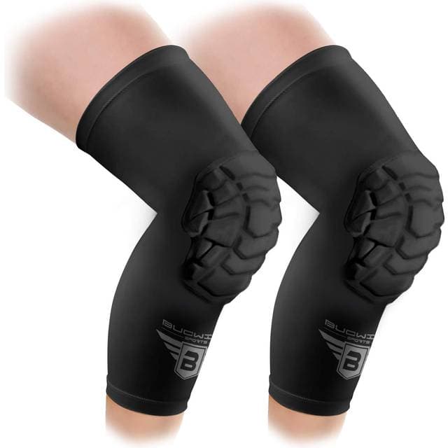 Bucwild Sports Knee Pads Padded Compression Pro Sleeves 1 Pair