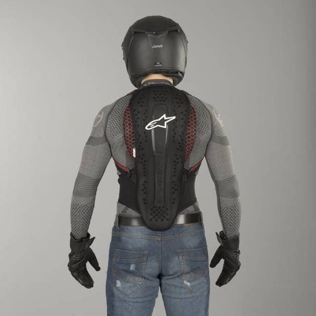 Alpinestars Nucleon KR-2 Rygbeskytter - Sort/Rød