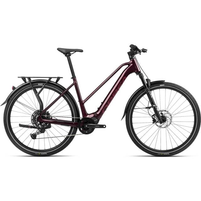 Orbea Elcykel Hybrid Kemen Mid 30 Dark Red Gloss Matt