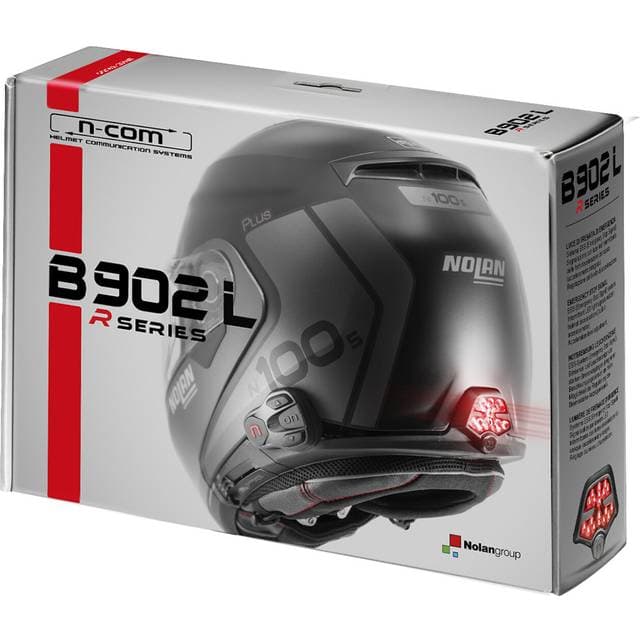 Nolan N-Com B902L R Motorcykel Samtaleanlæg - Sort