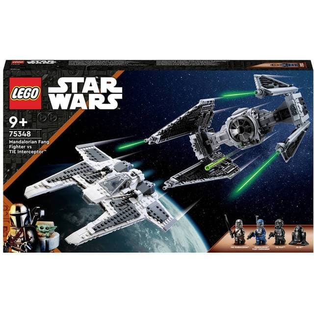 LEGO Star Wars Mandalorian Fang Fighter Vs TIE Interceptor 75348