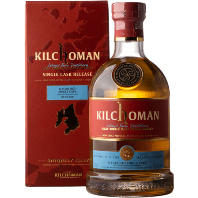 Kilchoman Kilchoman Distillery Kilchoman Single Cask, Bourbon Cask, 57,9% 57.9% 70 cl