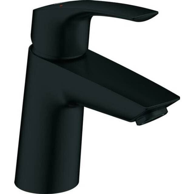 Grohe Eurosmart Håndvaskarmatur Vinkel S Push-Open Bv Mat Sort