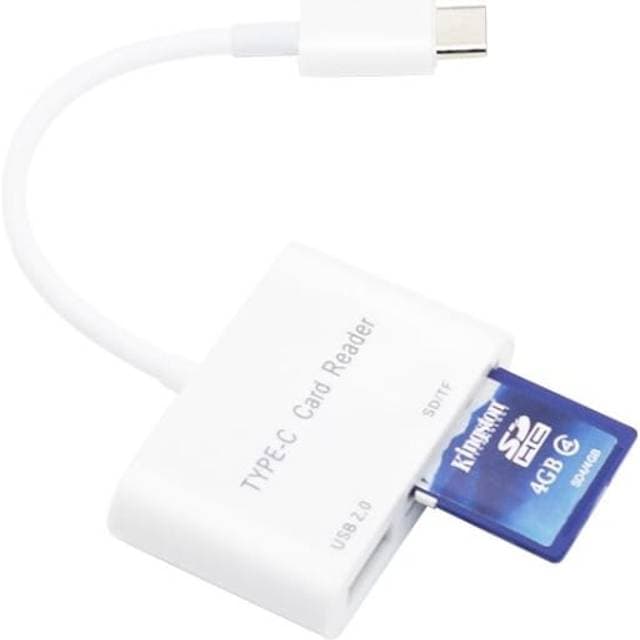 24.se Card reader USB Type-C to SD/MicroSD + USB