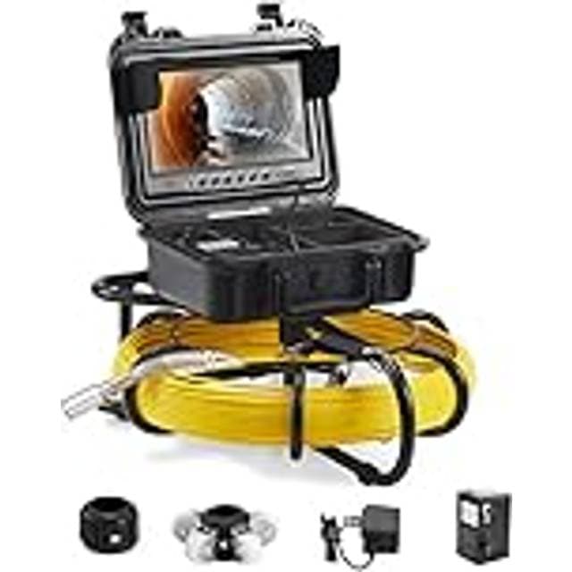 VEVOR Kloakkamera Rørinspektionskamera 9-Tommer 720p