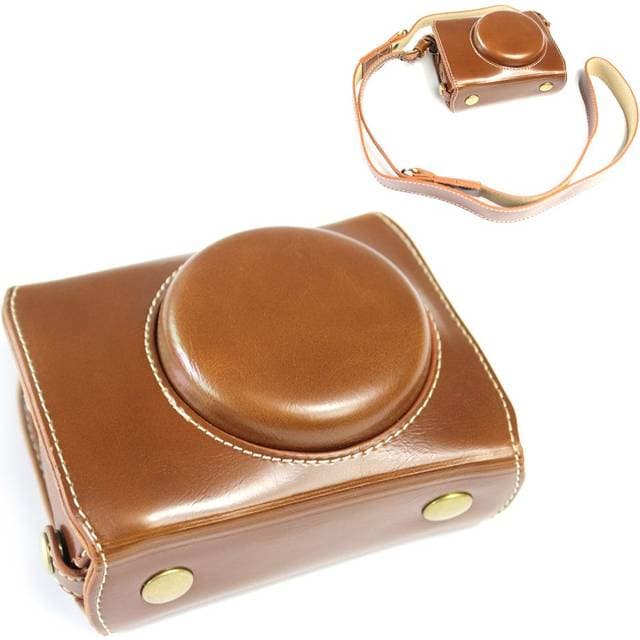 Canon PowerShot G7 X Mark III Leather Case Brown