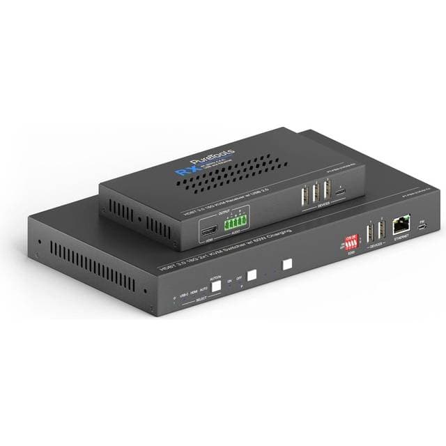 PureLink Presentation Switcher PT-PSW-21KVM Multiformat HDBaseT, Set, KVM Switch, Schwarz