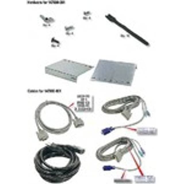 HP E Server Console Switch 1x2 KVM switch 2 x KVM ports 1 lokalbruger monterbar på stativ