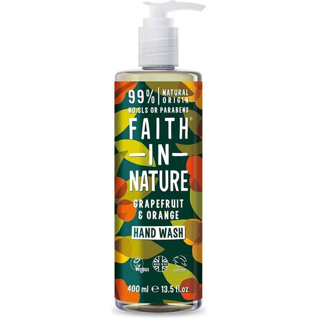 Faith in Nature Håndsæbe Grape & Orange 400 ml