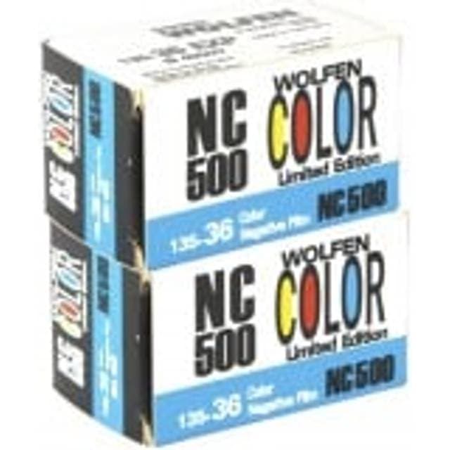 OriginalWolfen Wolfen NC500 farve-negativ film 400 iso dobbeltpakke