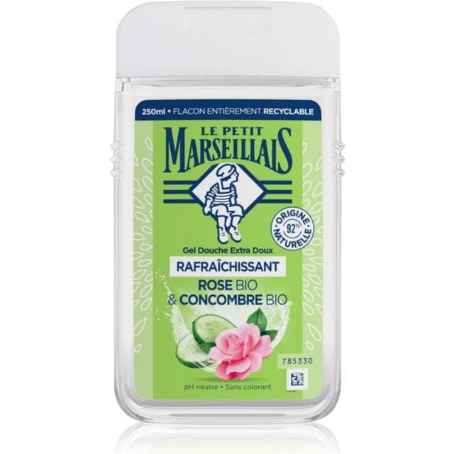 Le Petit Marseillais Rose BIO & Cucumber BIO Silkeagtig Brusegel 250 ml