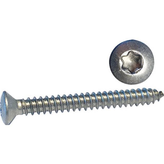 1852 Marine Skrue linsehoved 19 A4 Torx ISO 14587 20stk 20stk