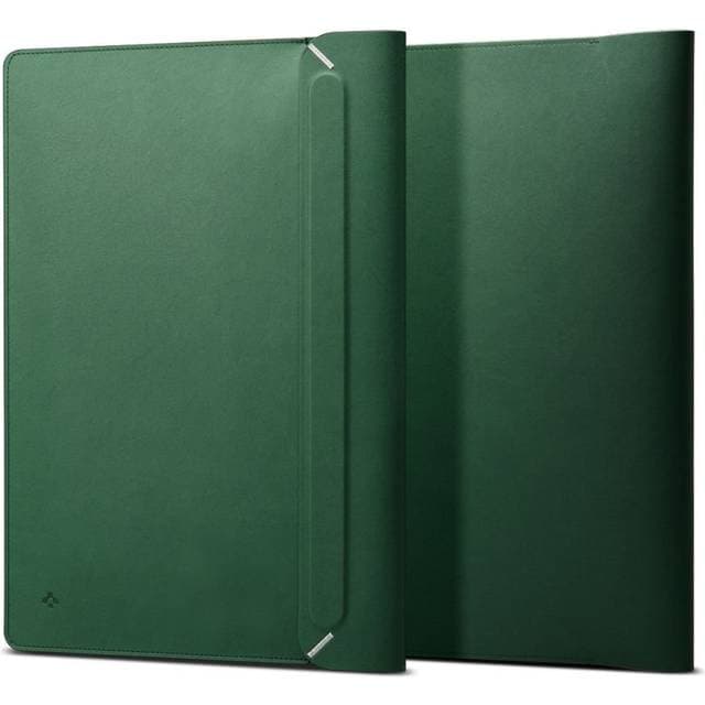 Spigen Valentinus Eco Læder Sleeve MacBook 15-16" JeJu Green