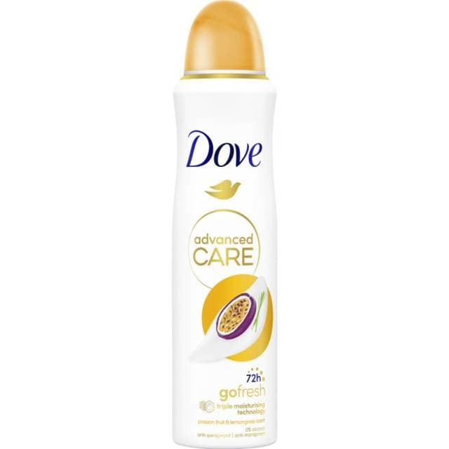 Dove 72h Advanced Care Passion Fruit & Lemongrass Spray 150 ml 150ml 6-pak