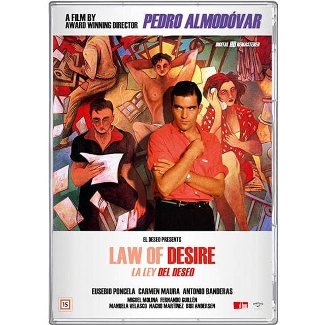 Law Of Desire A Pedro Almodovar Masterpiece Movie Klar Til Levering DVD