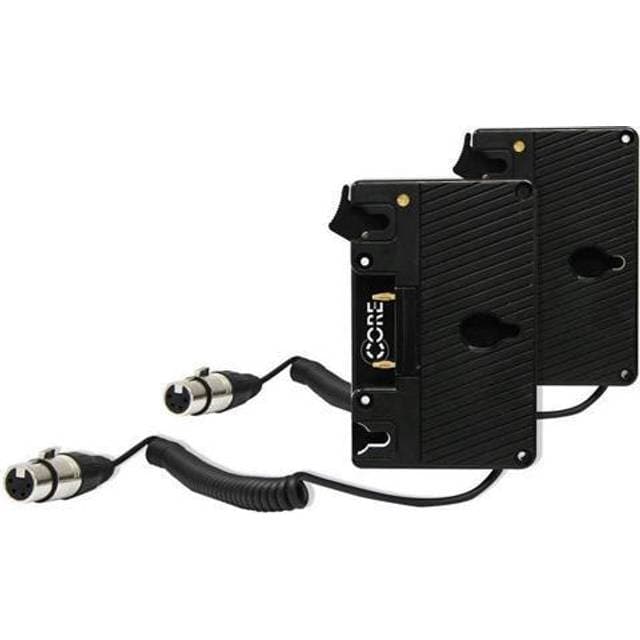 Coreswx Core SWX Double Gold Mount Kit with Coiled Powertap to 12' XLR 4-Pin #CORESUMOAG